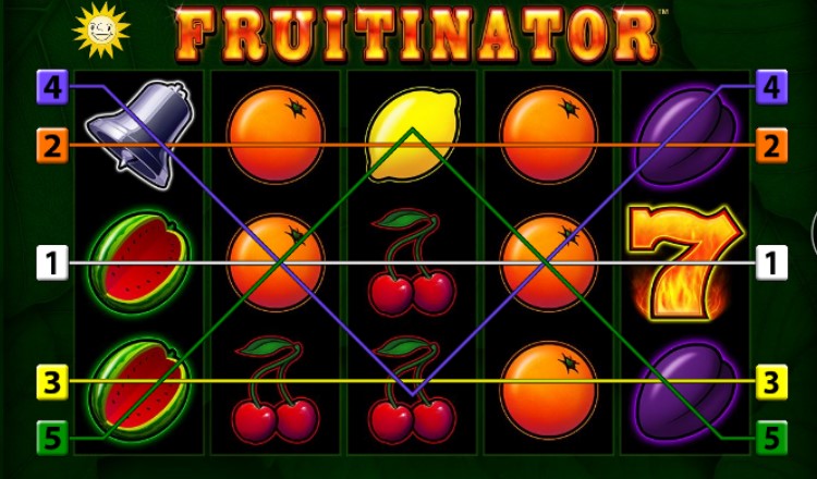 Fruitinator Gewinnlinien