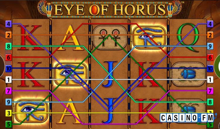 Eye of Horus Online Slot Screenshot | casinoFM Markenbild