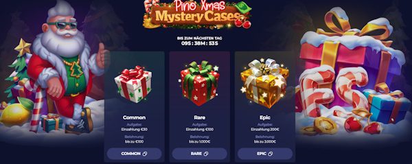 Pino Casino Weihnachtsangebote