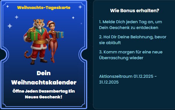 Rollino Casino Adventskalendar