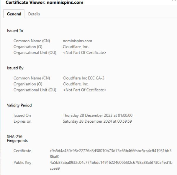 Nomini SSL-Verschlüsselung