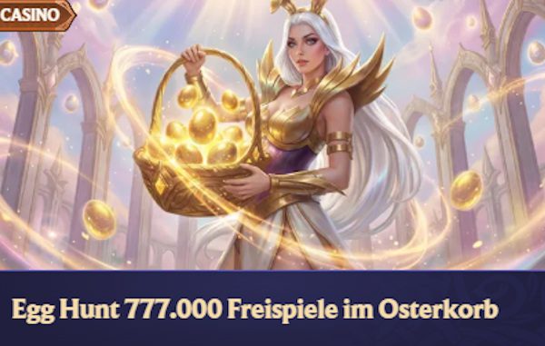Tägliche Verlosung von Freispielen zu Ostern