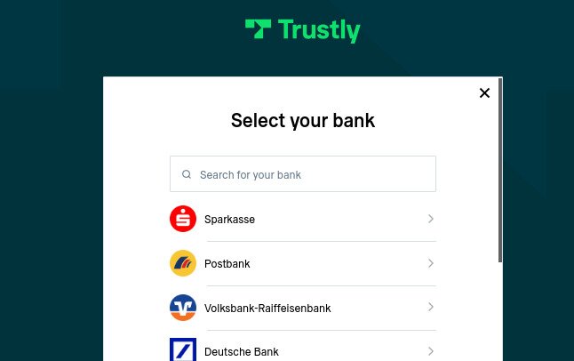 Trustly Casino Bank