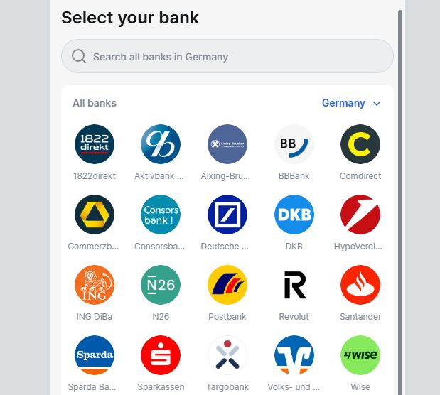 Mit Sofort ins Casino einzahlen: Bank auswählen