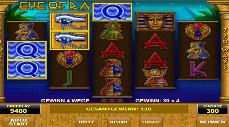 Eye of Ra Slot von Amatic Industries