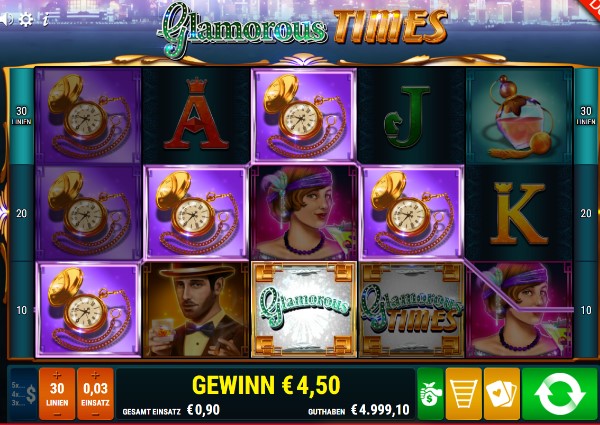 Glamorous Times Slot von Bally Wulff