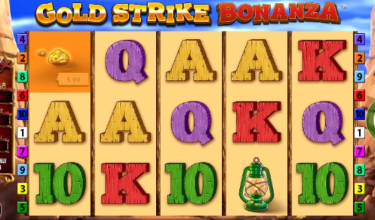 Gold Strike Bonanza Slot Reel Time Gaming