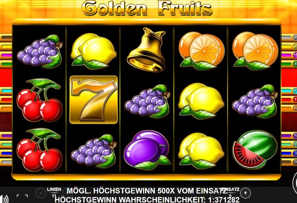 Golden Fruits Löwen Play Spielautomat