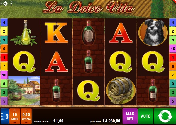 La Dolce Vita Bally Wulff Slot