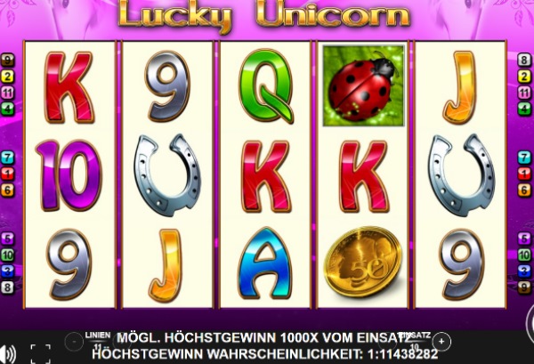 Lucky Unicorn Löwen Play Slot