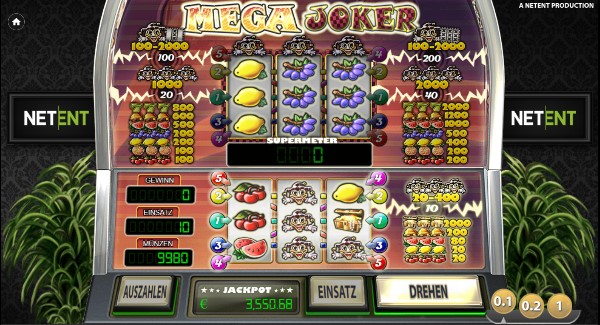 Mega Joker NetEnt Spielautomat