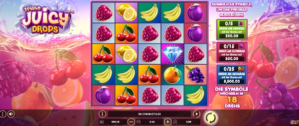 Triple Juicy Drops BetSoft Slot