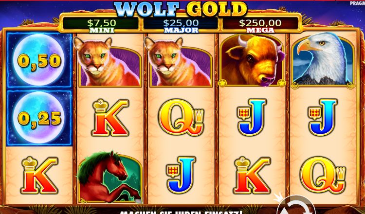 Wolf Gold von Pragmatic Play