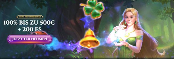 100% bis 500€ + 200 FS 7Signs Bonus