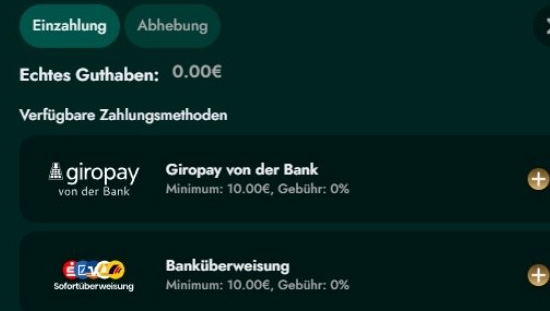 Giropay Casino Zahlungsmethode