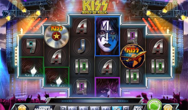 Kiss Reels of Rock Casino Slot