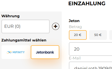 Pino Casino einzahlen