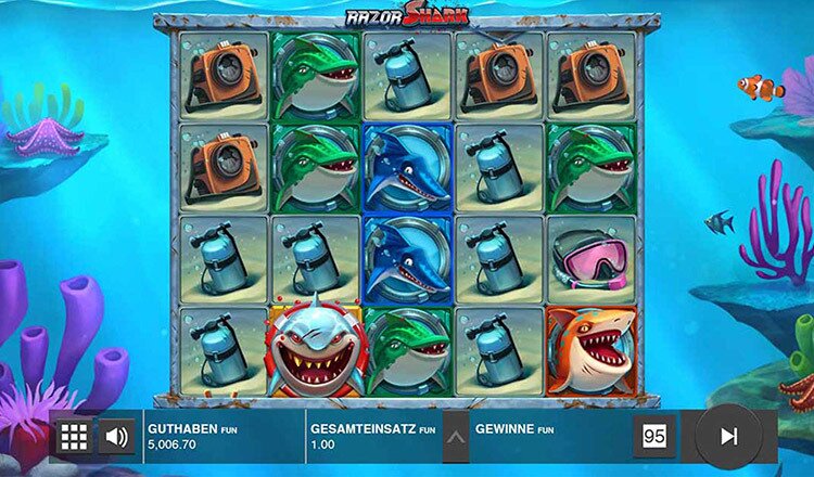 Razor shark slot screenshot