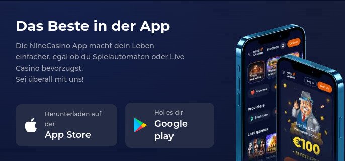 Nine Casino mobile App Download
