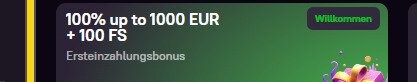 Zoome Casino 1000€ Bonus