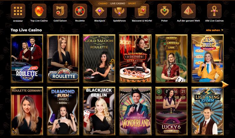 AmunRa Live Casino