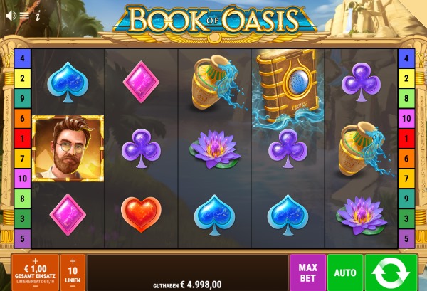 Book of Oasis Gamomat Slot