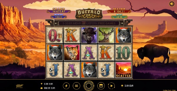 Buffalo Trail BF Games Spielautomat