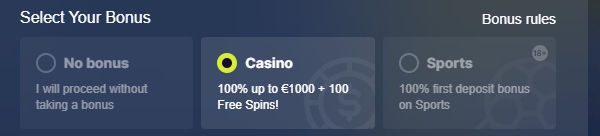 Casinoin Bonus aktivieren