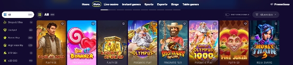 Casinoin Spielekategorien