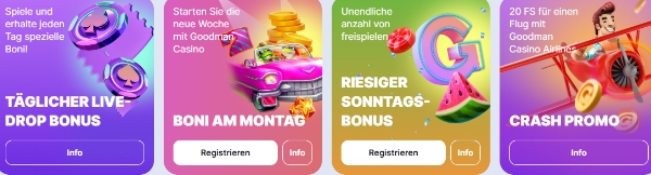 Goodman Casino Bonusangebote