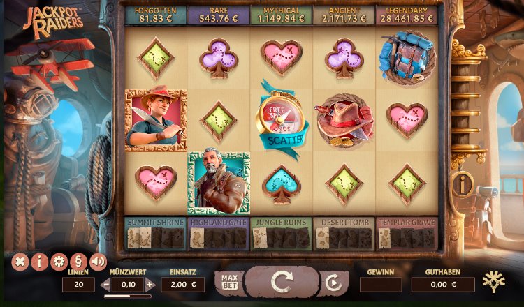 Jackpot Raiders Yggdrasil Slot