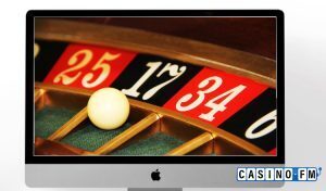 Roulette Tisch mit Ball | casinoFM Markenbild