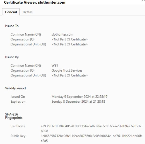 SlotHunter SSL-Verschlüsselung