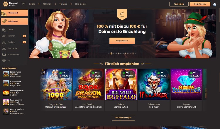 National Casino Webseite