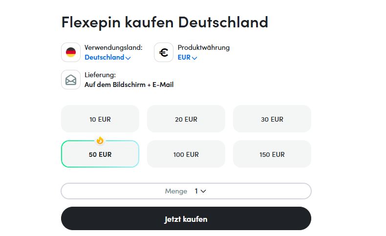 Flexepin Voucher Guthaben kaufen