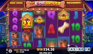 The Dog House Online Slot Schreenshot | casinoFM Markenbild