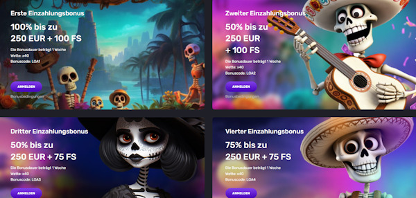 Voodoo Casino 1000€ + 350 Freispiele