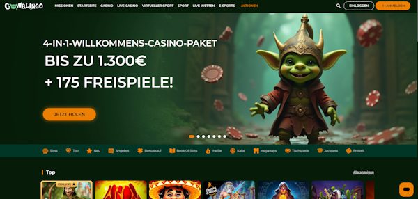 Gomblingo Casino Startseite