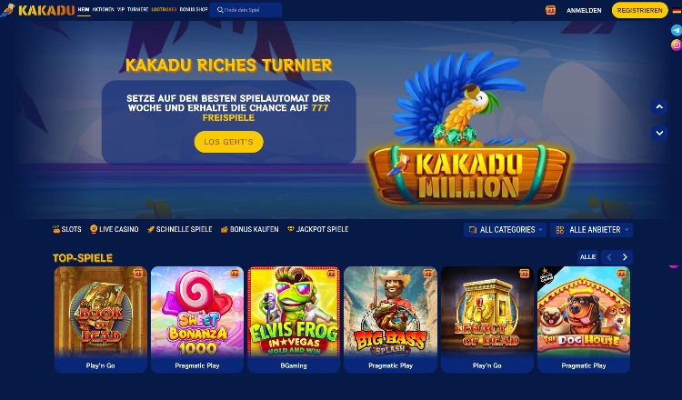 Kakadu Casino Startseite