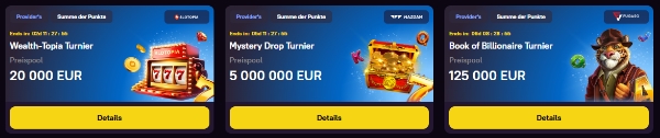 Zoome Casino Turniere