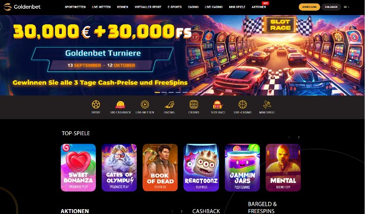 Goldenbet Webseite