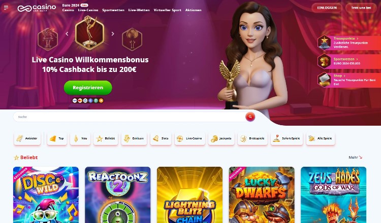 Casino Infinity Startseite