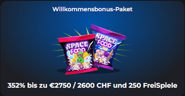 CosmicSlot 2750€ + 250 Freispiele
