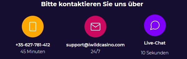 iWild Kundendienst