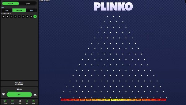 Plinko von Hacksaw Gaming