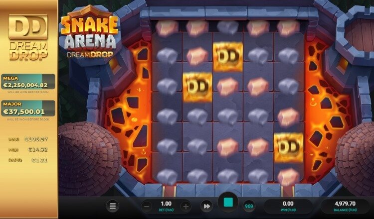 Snake Arena Dream Drop von Relax Gaming