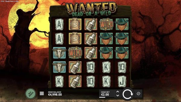 Wanted Dead or a Wild slot - Hacksaw