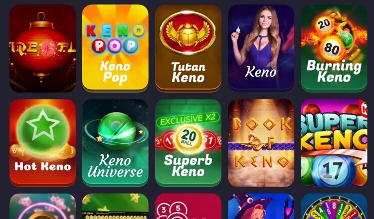 Keno Spiele im Kas Casino