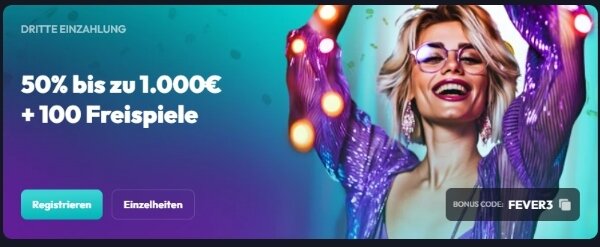 SpinFever 50% Bonus