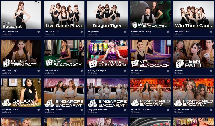 TrinoCasino Live Casino